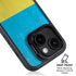 Ukraine Flag Distressed iPhone 15 Kickstand Case